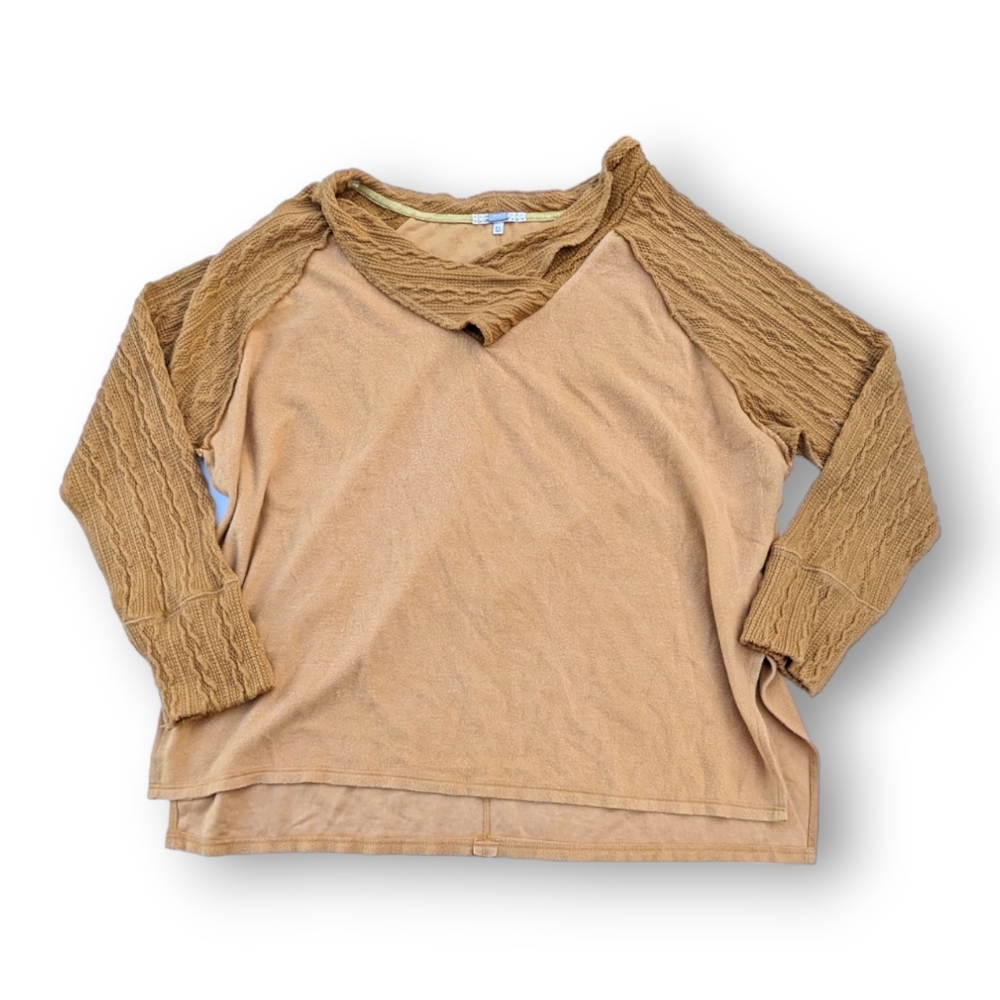 Gimmicks Mustard Soft Long Sleeve Top